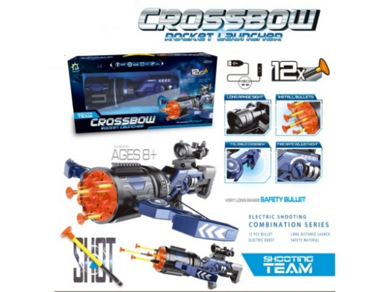 Twelve-Shot Electric Crossbow