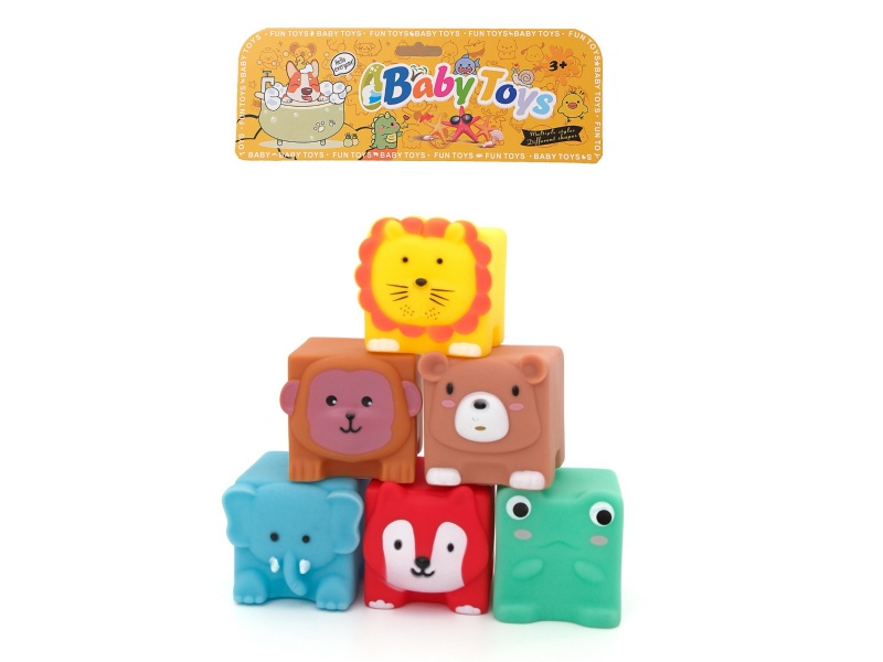 Vinyl Cube Animal (Automatic Whistle)