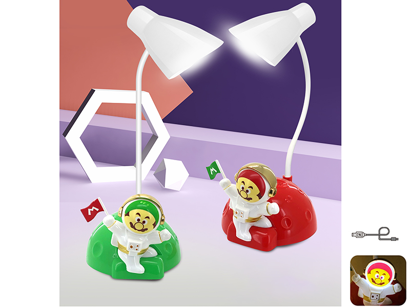 Super Mario Astronaut Pen Holder LED Desk Lamp