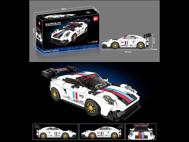 Building Blocks: 241 Pieces Porsche