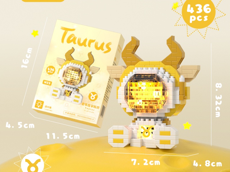 Luminous Taurus Astronaut 436 pcs