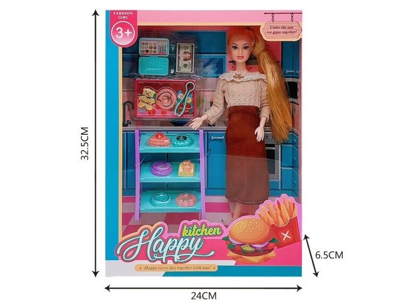 11.5 "Doll With Accessories