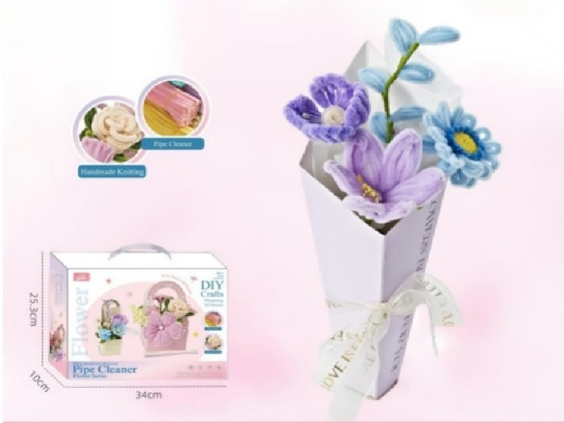 Shallow Mist Diy Twisty Stick Gift Box Bouquet