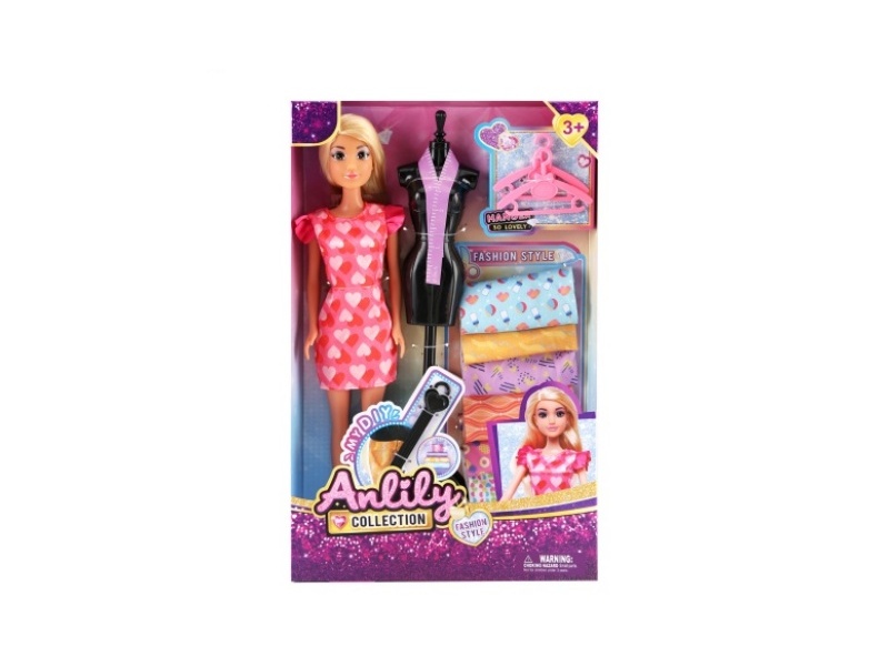 11.5-Inch Solid Doll (Brown Skin Color)