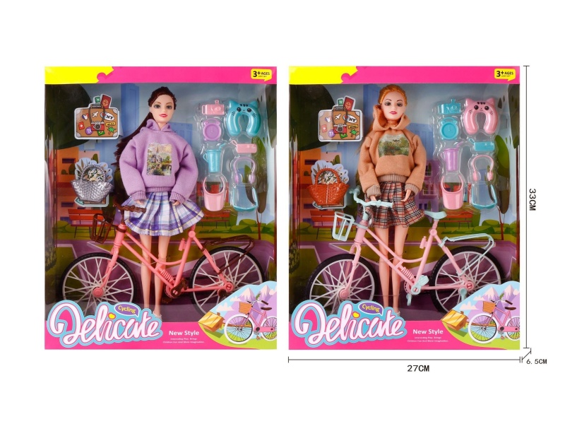 11-Inch Doll Outdoor Cycling