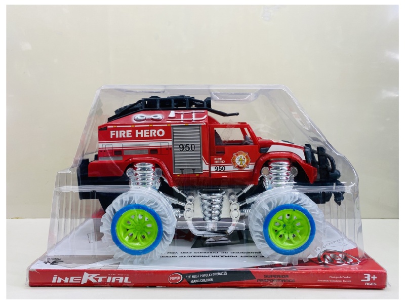 Transparent Wheel  Friction Car (With Lights And Music)