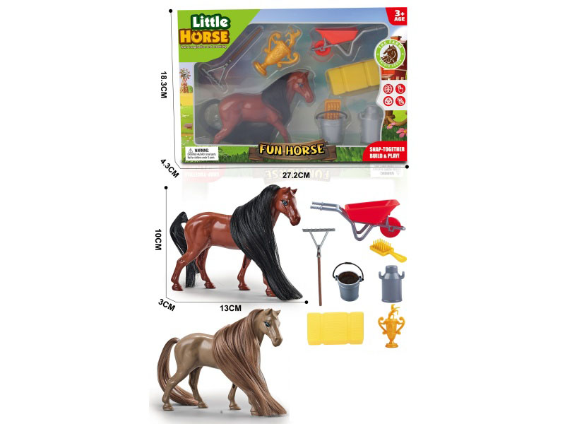 Racecourse Set Of Simulated Fur