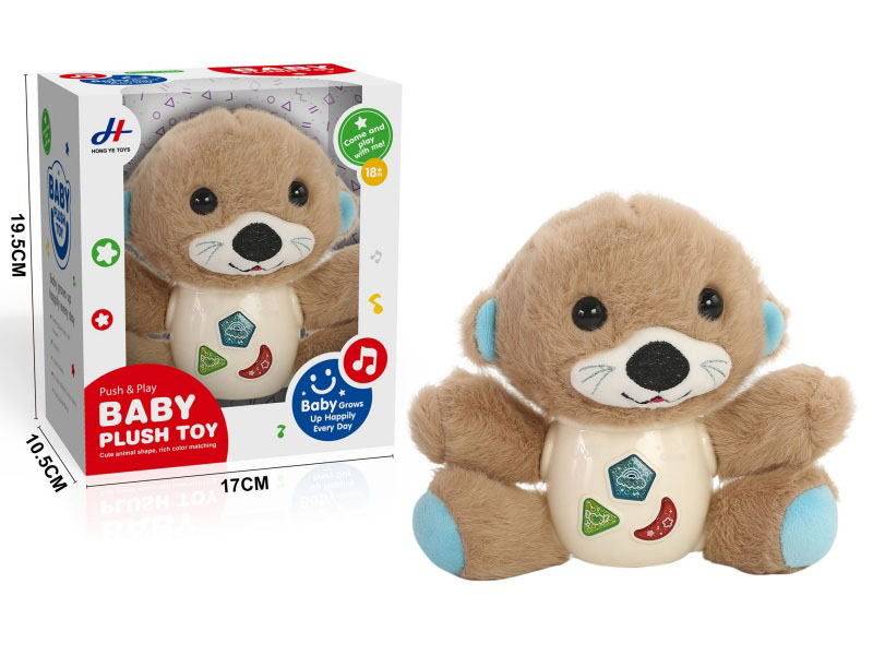 Sound, Light, Plush Otter
