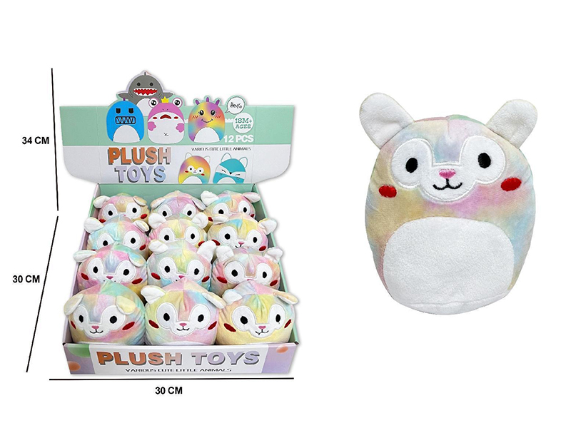 Shake It Up Plush Alpaca Soothing Toys 12pcs