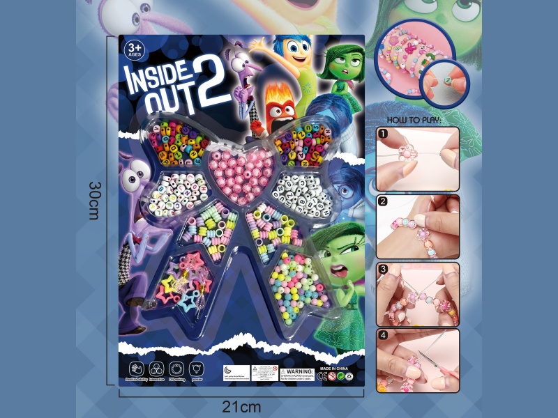 Inside Out Diy Beaded Jewelry Bow With Multiple Colors And 2 Strings