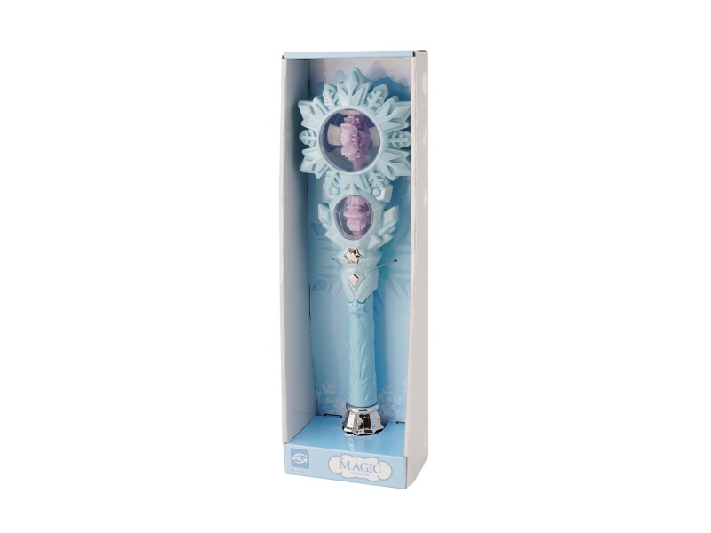 Ice And Snow Electric Double-Rotation Magic Wand (Real Color Version)