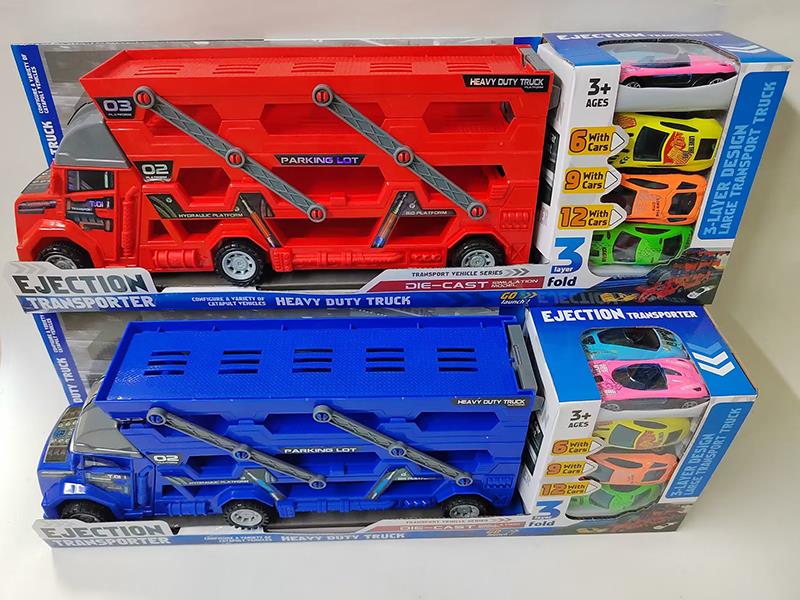 Slide Ejection Heavy Duty Truck With 6 Slide Alloy Cars