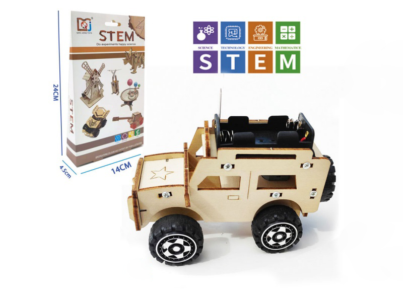 DIY Wooden Electric Off-Road Vehicle