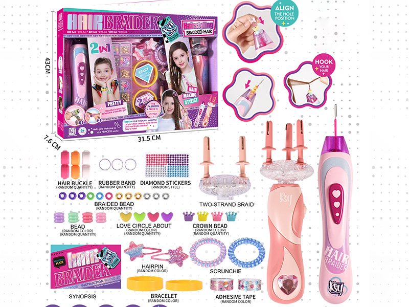 Hair Braided 2 In 1 Set