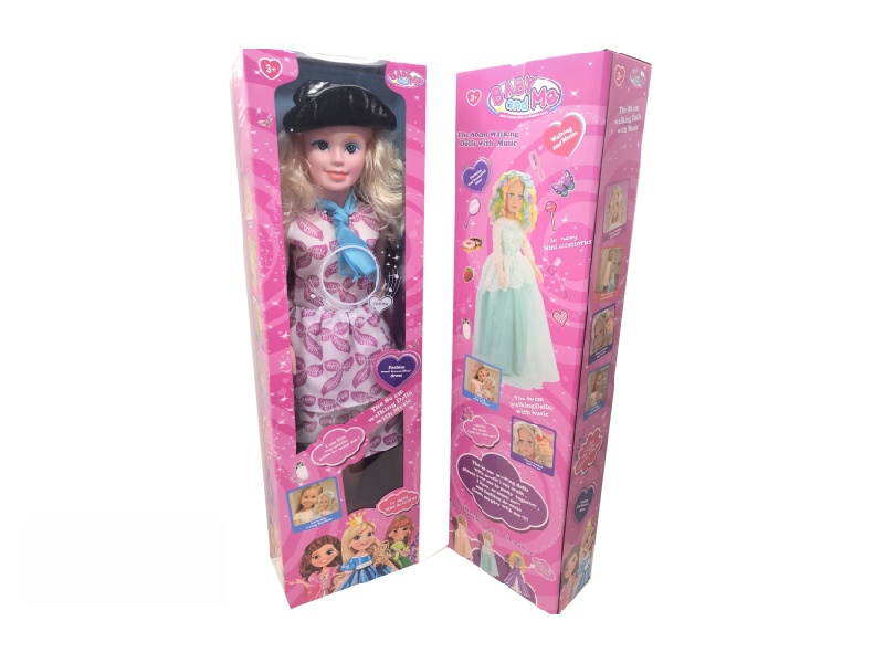 80cm Fashion And Walking Doll With Music(2xAG3 Batteries)