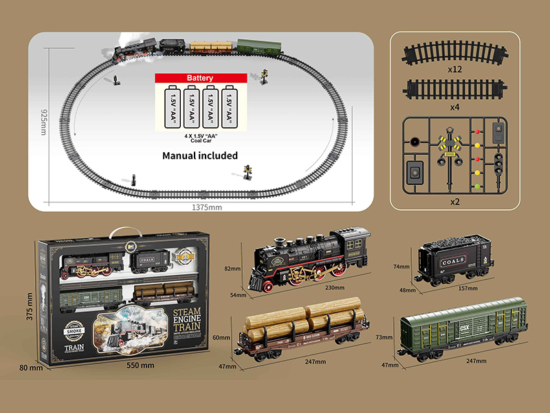 Vintage Steam Train Model