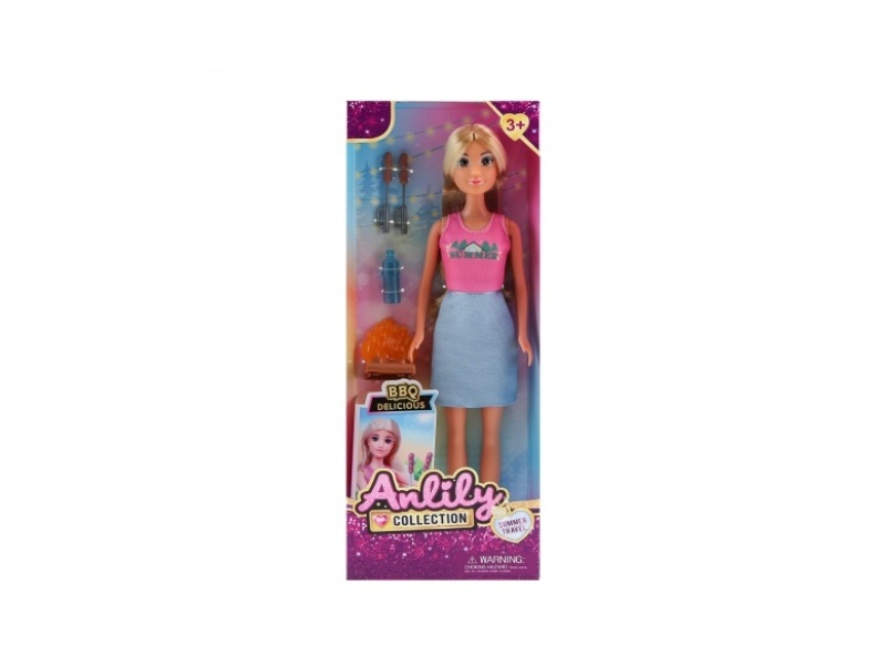 11.5-Inch Solid Doll (Brown Skin Color)