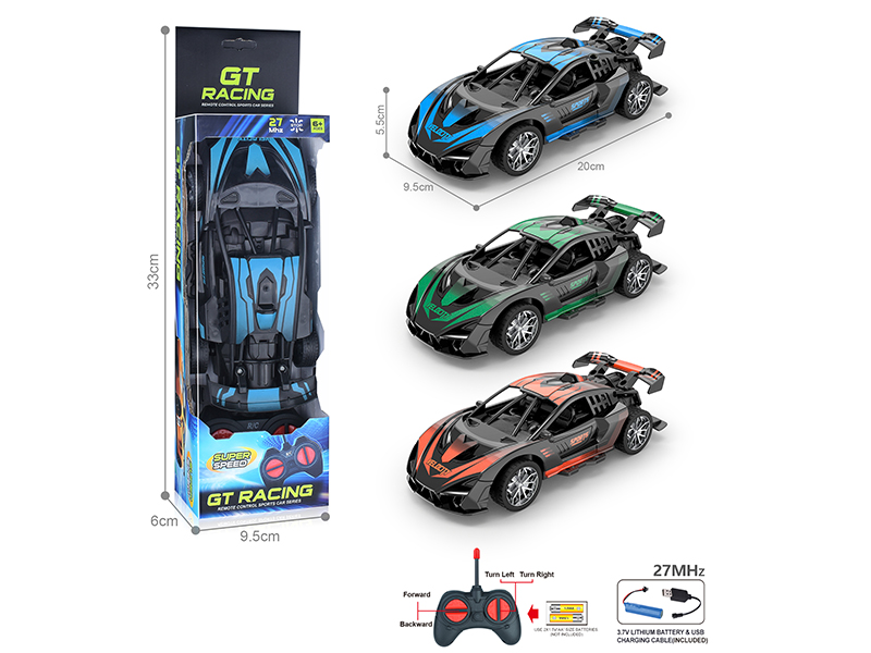 27MHz 1:18 4CH R/C Lamborghini Racing Car(Included Batteries)