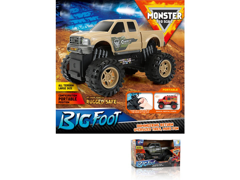 1:10 Firewheel Military Pickup Truck Inertia Vehicle