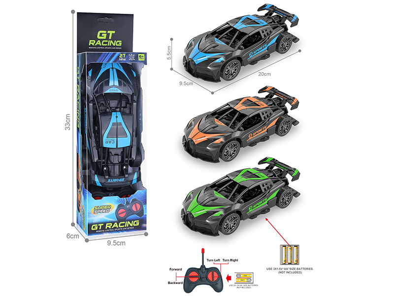 27MHz 1:18 4CH R/C Bugatti Racing Car(Not Included Batteries)