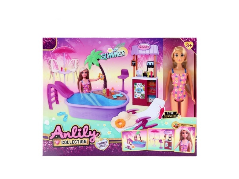 11.5-Inch Solid Doll (Brown Skin Color)