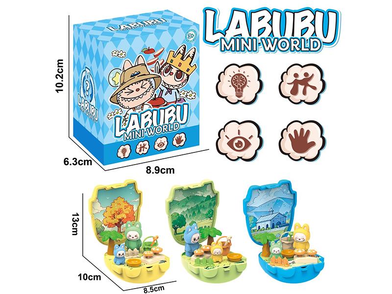 Labubu Miniature Scene Toy