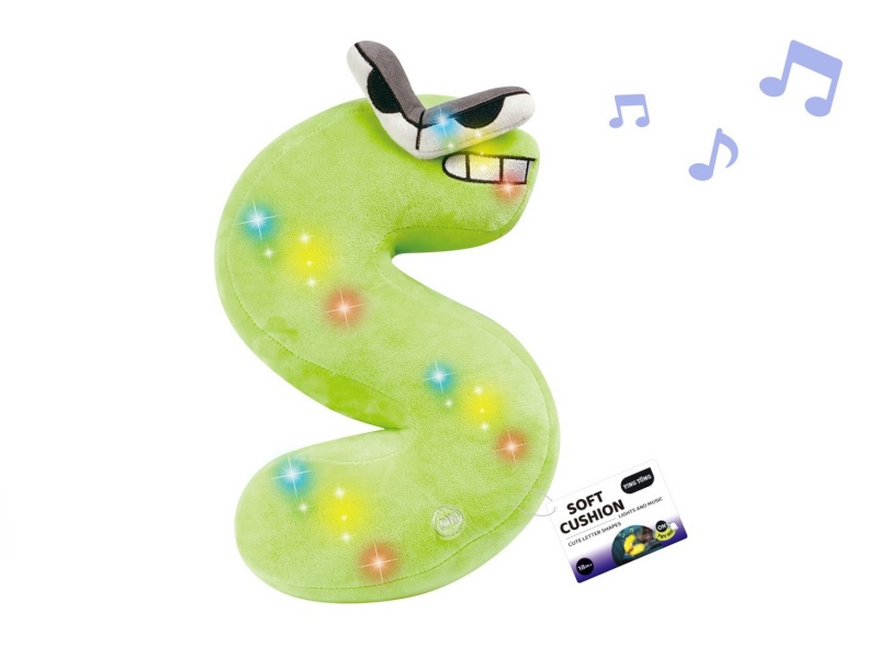 Alphabetic Plush Soothing Pillow - S