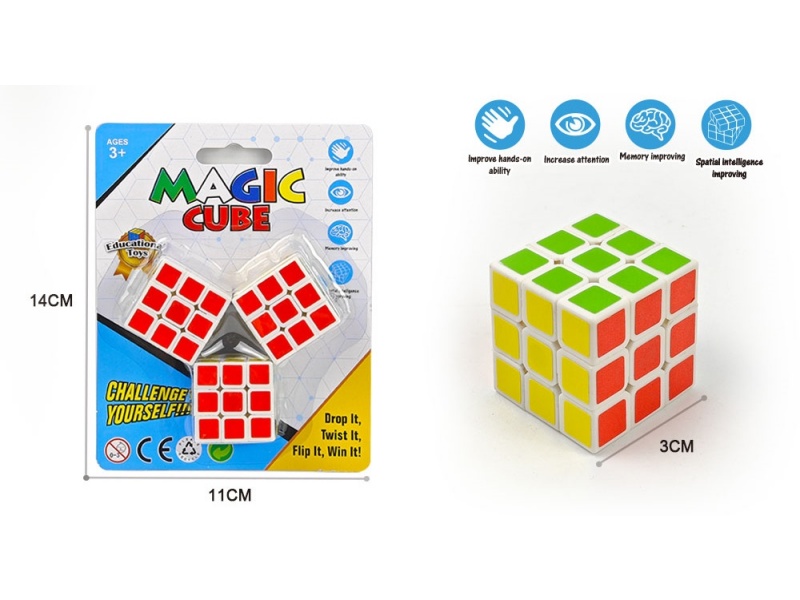 3X3 3.0 Rubik'S Cube (White C)