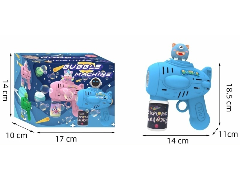 Monster Multi-Hole Light Automatic Bubble Gun