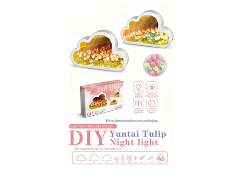 Diy Pan-Tilt Tulip Night Light