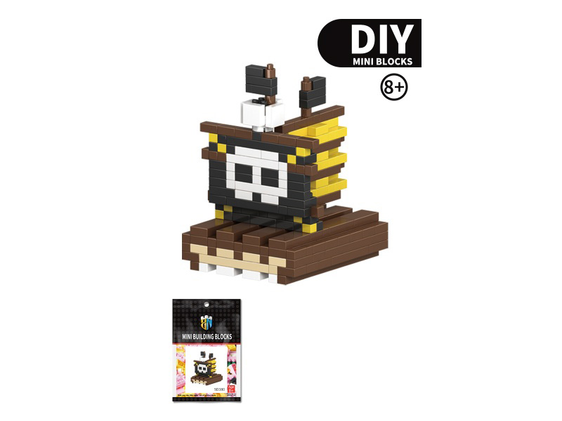 Blackbeard Pirates Building Blocks 288 PCS From The Pirate Ship Series