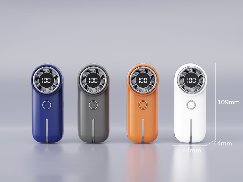 High-Speed Portable Fan With Digital Display