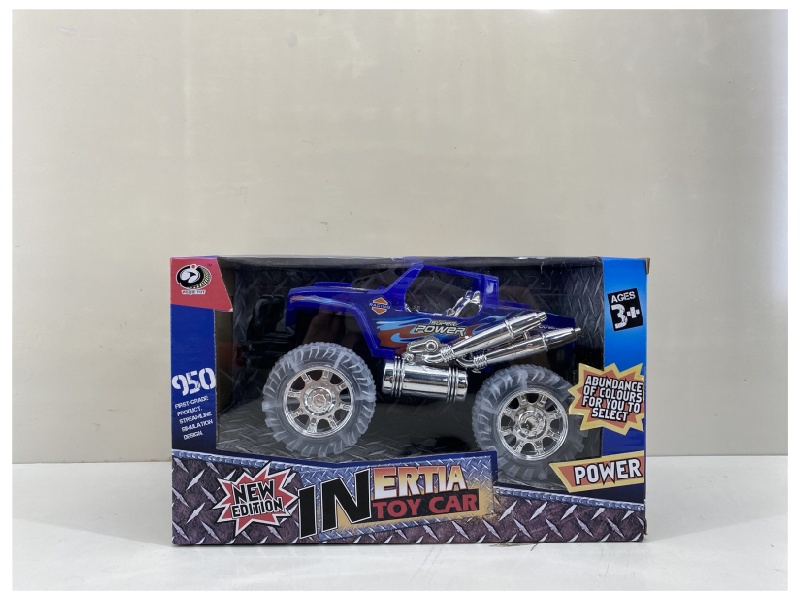 Transparent Wheel  Friction Car (With Lights And Music)