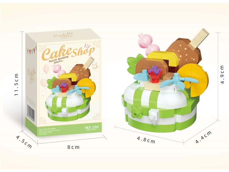 Building Blocks: Cake - 170 PCS Of Glutinous And Fragrant Chestnuts
