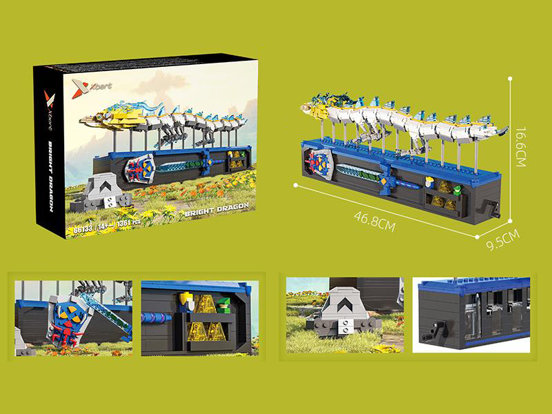 Bright Dragon Building Blocks 1361pcs