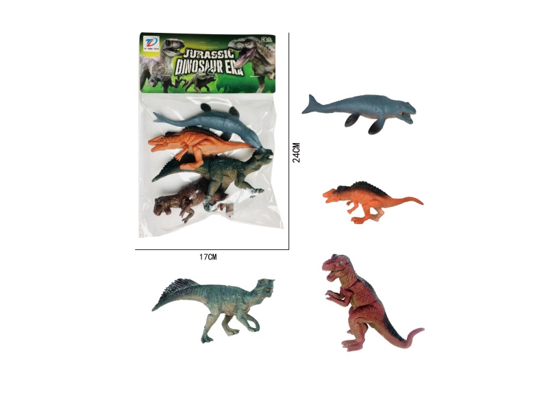 Pvc Simulation Dinosaur 4Pcs