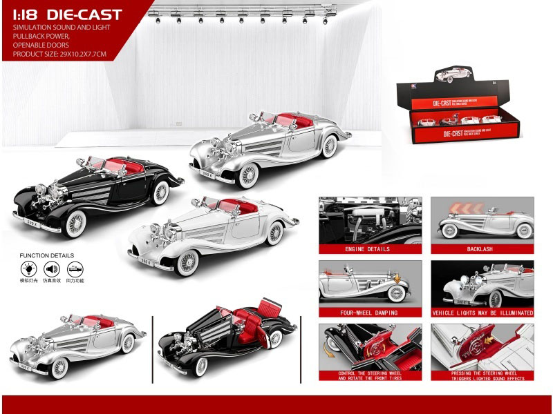 1:18 Vintage Car 500K