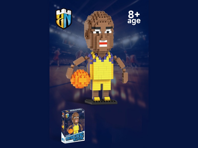 475 PCS Of Kobe'S No. 24 Basketball Building Blocks