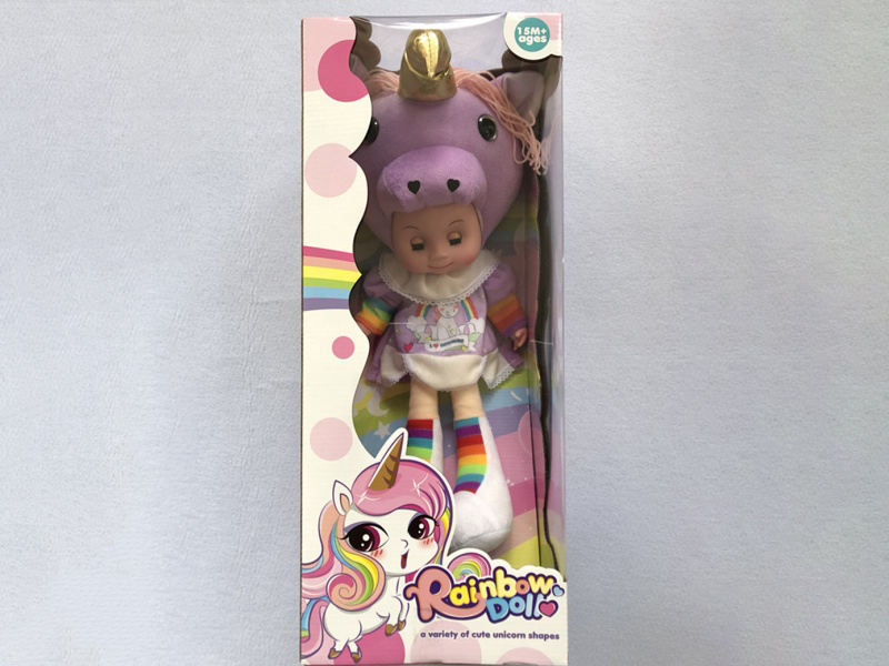 20-Inch Music Crystal Unicorn (Windowed Color Box)