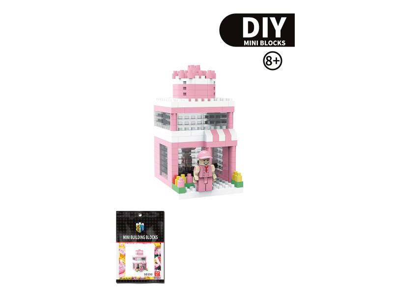 Street View Series - 228 PCS Of Cake Shop Building Blocks