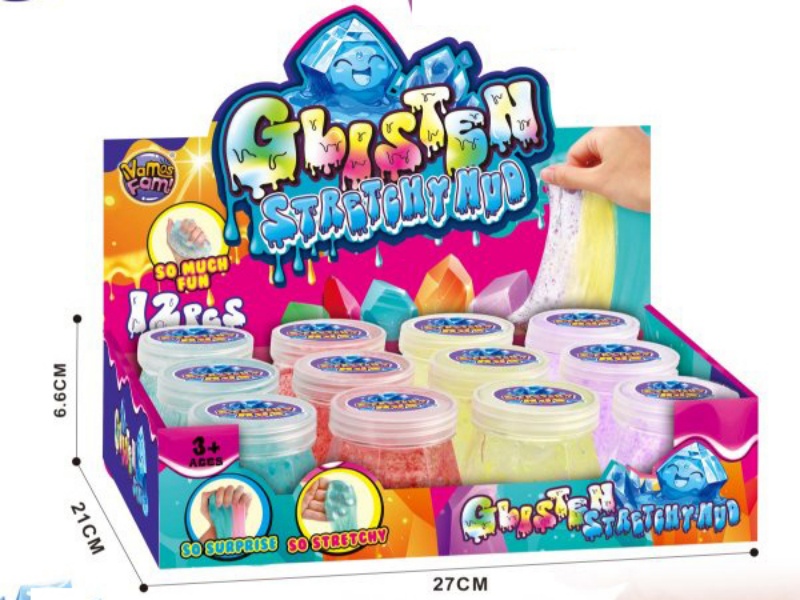 Diamond Bottle Crystal Clay, 12Pcs/ Box