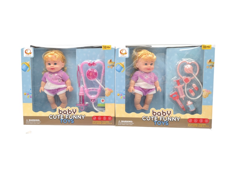 Two Sets Of 10-Inch Plush Toys And Medical Devices Are Mixed Together