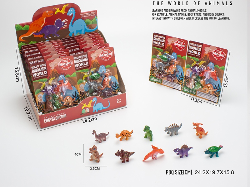 Small Cartoon Dinosaur Set