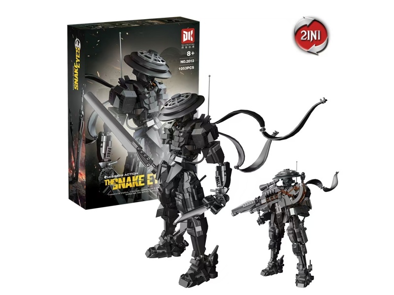 Mission Action: 1053 Pieces + Snake Eye Building Block Puzzle Assembly Toys