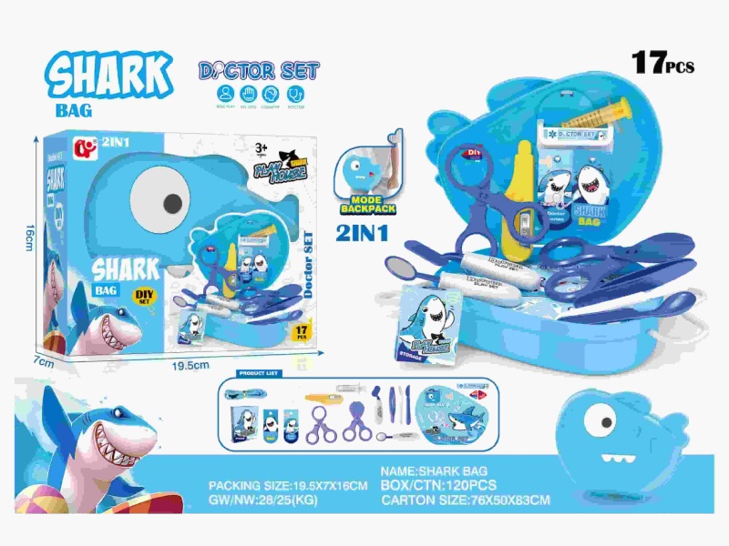 Cartoon Shark Medical Kit