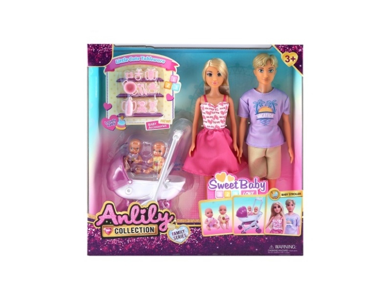 11.5-Inch Solid Doll (Brown Skin Color)