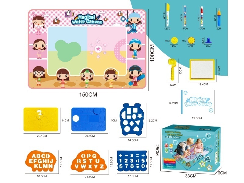 150*100 Girls' Water Painting Blanket