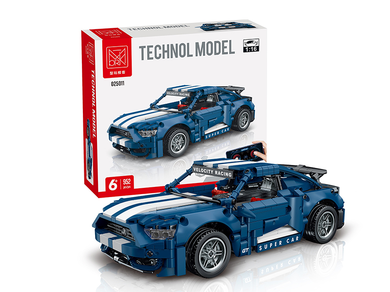 1:16 Ford Mustang Building Blocks 952pcs