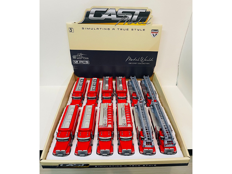 Slide Alloy Fire Engines 12pcs