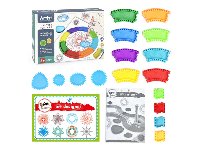 Track Design Ruler Set 18pcs